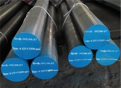 86เหล็กเส้นกลมฟอร์จ CrMoV7 เสร็จสิ้นการผลิต